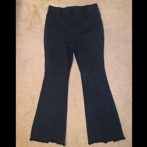 Black Bell Bottom Flare Jeans